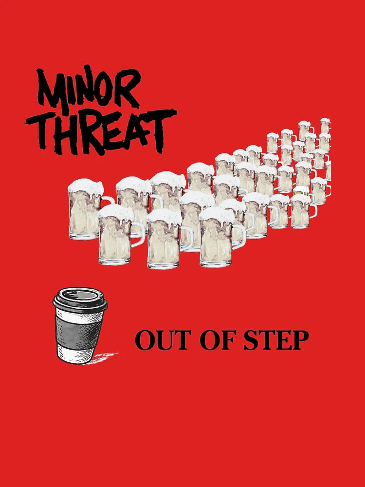 Minor Threat Coffee Parody Classic T-Shirt