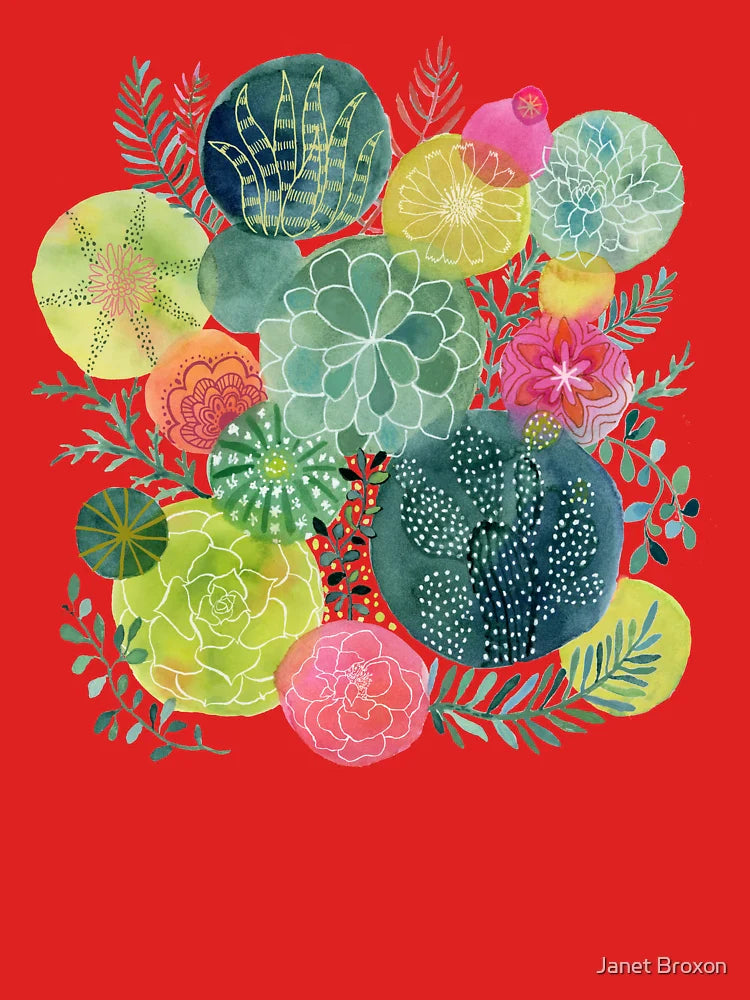 Succulent Circles Classic T-Shirt