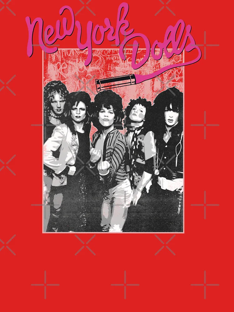 New York Dolls - Pink Graffiti Classic T-Shirt