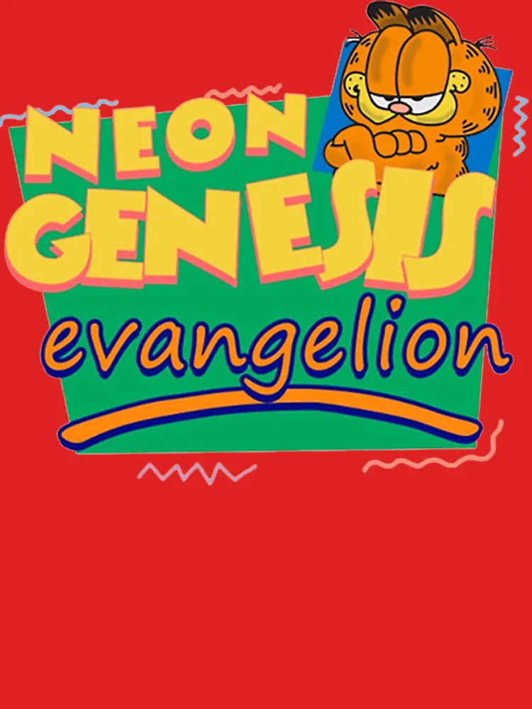 Neon Genesis Evangelion Meets Garfield And Friends Classic T-Shirt Classic T-Shirt