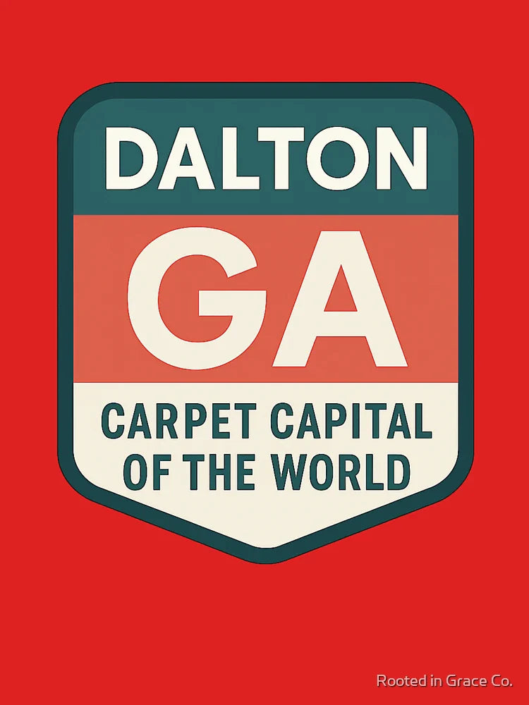 Dalton GA – Carpet Capital of the World Modern Badge Classic T-Shirt