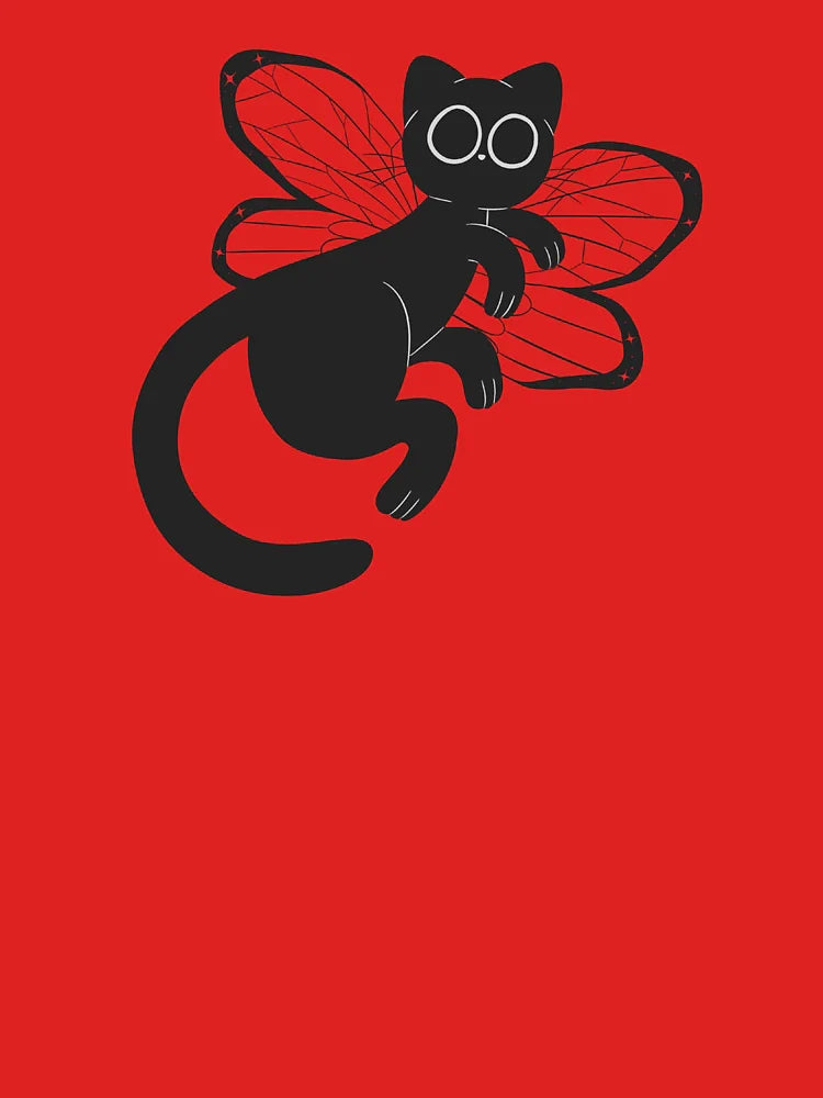 Fairy black cat Classic T-Shirt