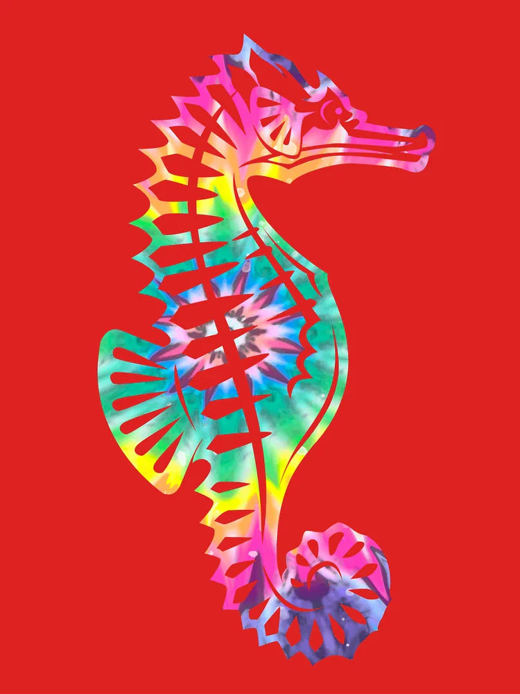 seahorse  Tie Dye Classic T-Shirt