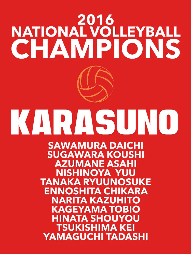 Karasuno Champions Classic T-Shirt