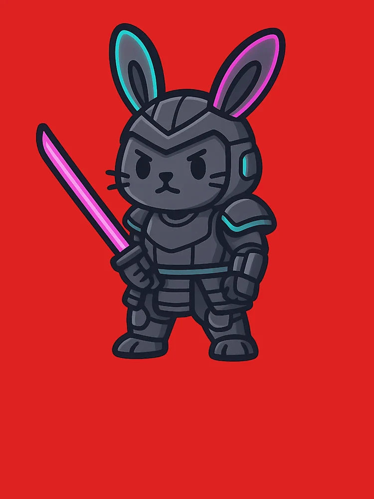 Cyber Bunny Samurai Classic T-Shirt