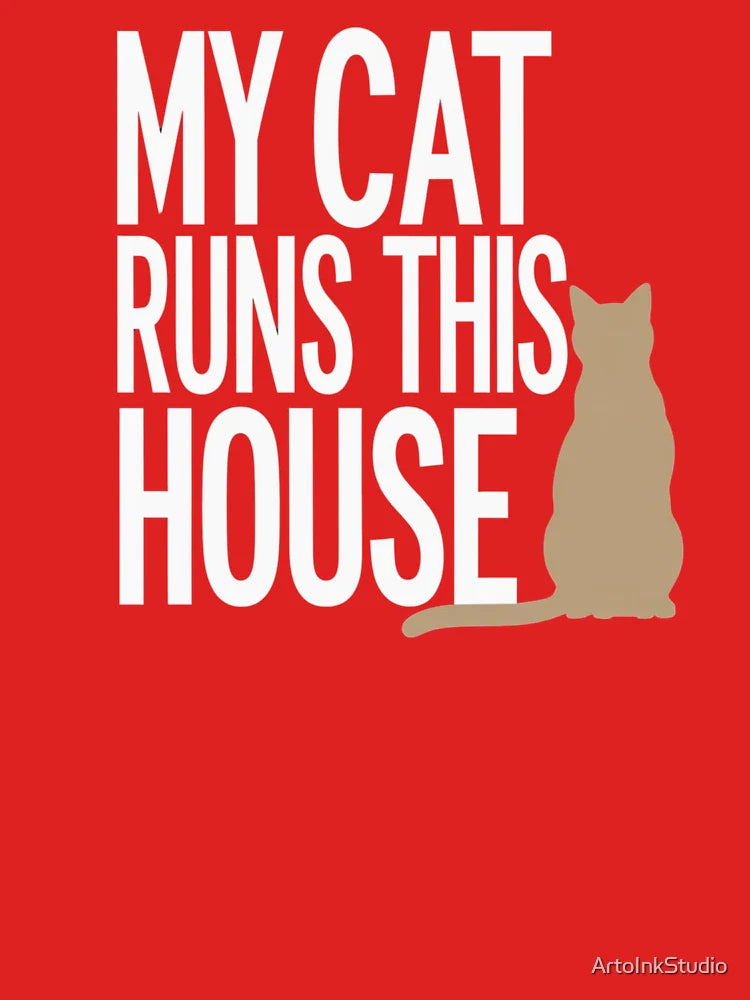 Funny Cat Quote Pet Home Decor Classic T-Shirt