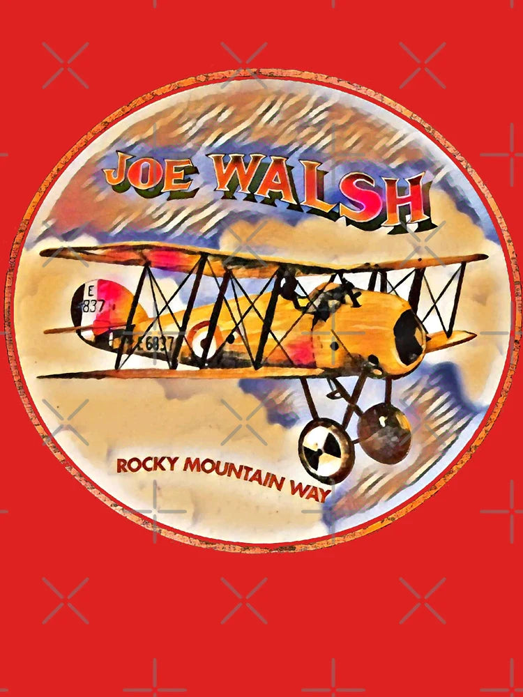 Joe Walsh Rocky Mountain Way Modern Art Edit Classic T-Shirt