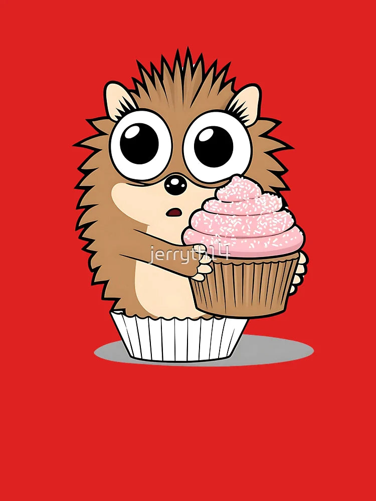 Hedgehog Cupcakes: Lilac Summer Charm Classic T-Shirt