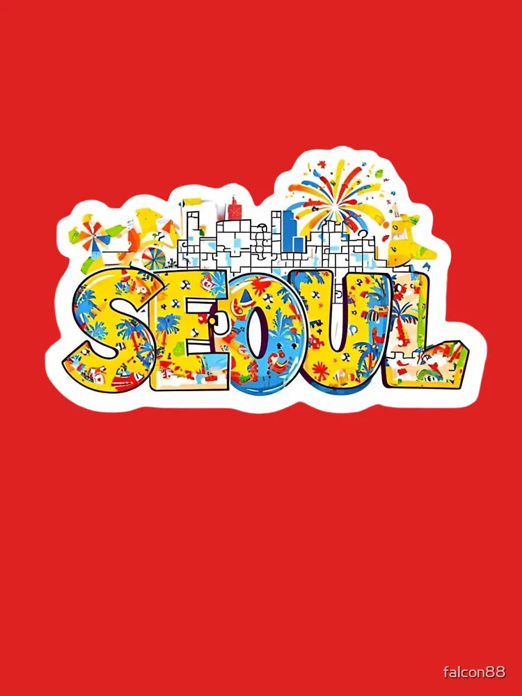 Seoul Puzzle Heat Sticker Classic T-Shirt