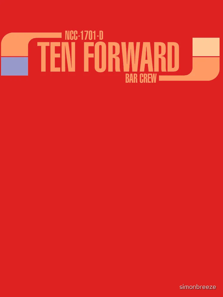 Ten Forward Bar Crew NCC 1701-D Classic T-Shirt