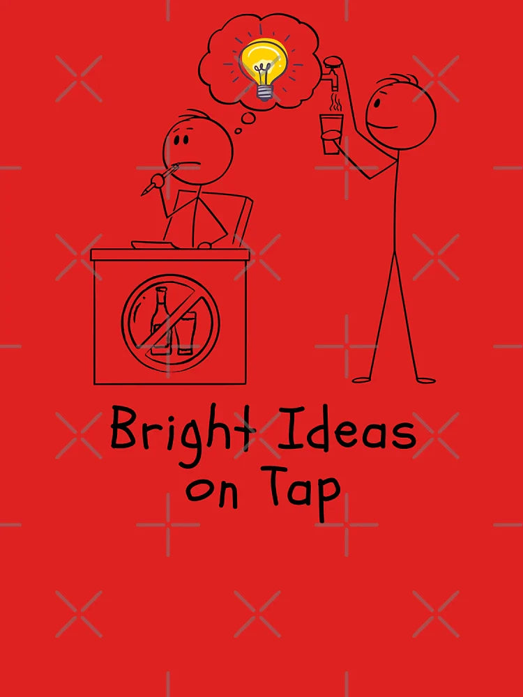 Funny Bright Ideas on Tap Cartoon. Classic T-Shirt