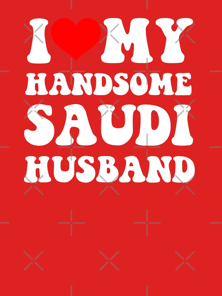 I Heart My Handsome Saudi Husband Classic T-Shirt