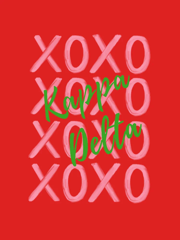 Kappa Delta green & pink XOXO  Classic T-Shirt