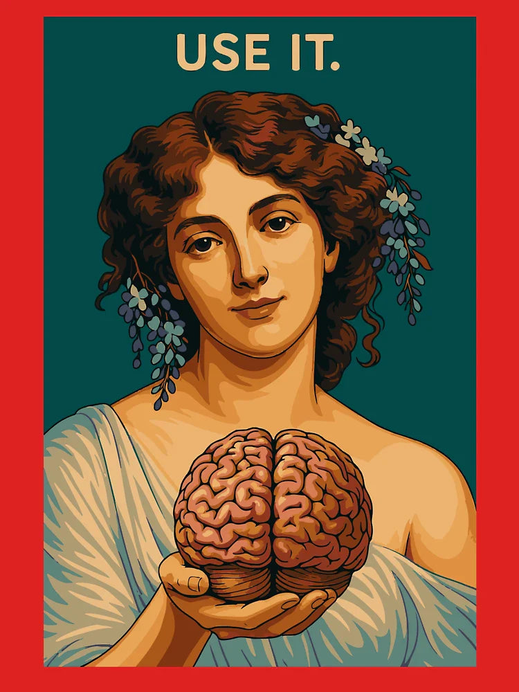 use you brain please Classic T-Shirt