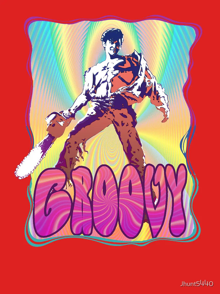 Evil Dead Ash Williams Groovy Classic T-Shirt