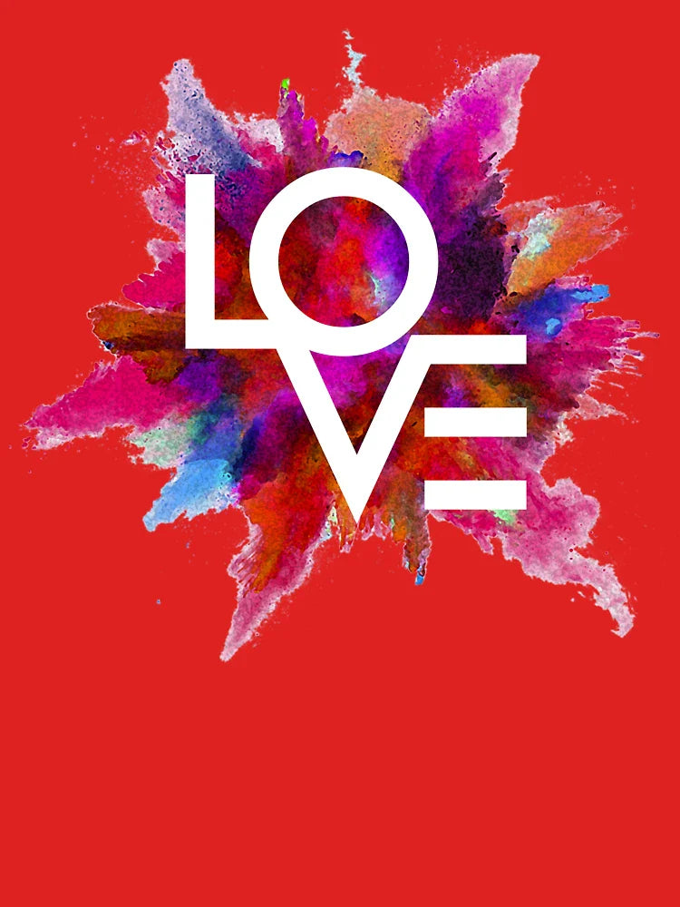 Love In Bright Color, Trendy Cute & Simple Spiritual Aesthetic Classic T-Shirt