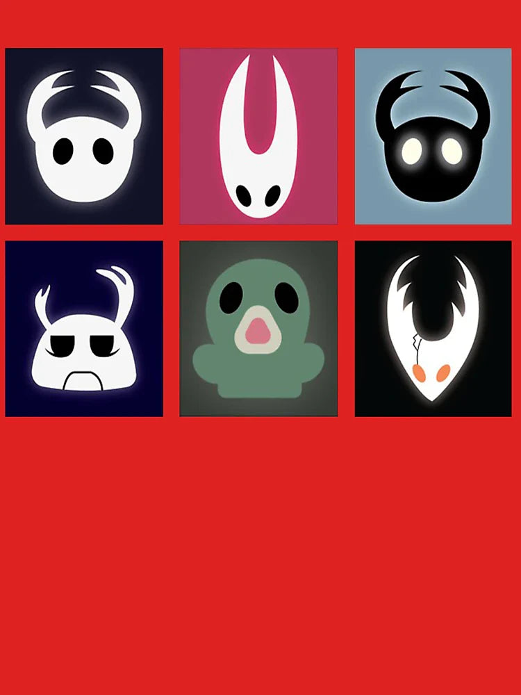 All Characters Graphic Art Hollow Knight Funny Game Classic T-Shirt
