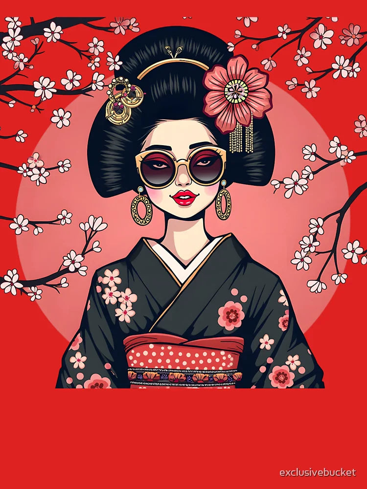 Geisha Glam Old School Cool! Classic T-Shirt