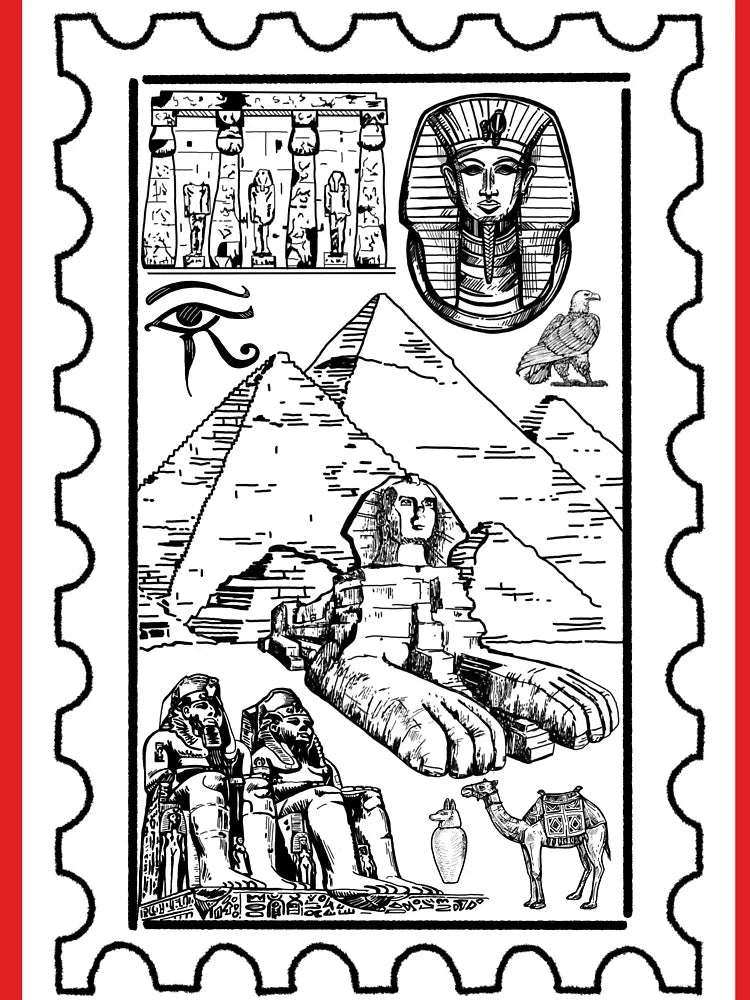 Ancient Egypt stamp Classic T-Shirt