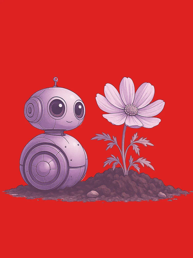 Lilac Robot and the Blossom Classic T-Shirt