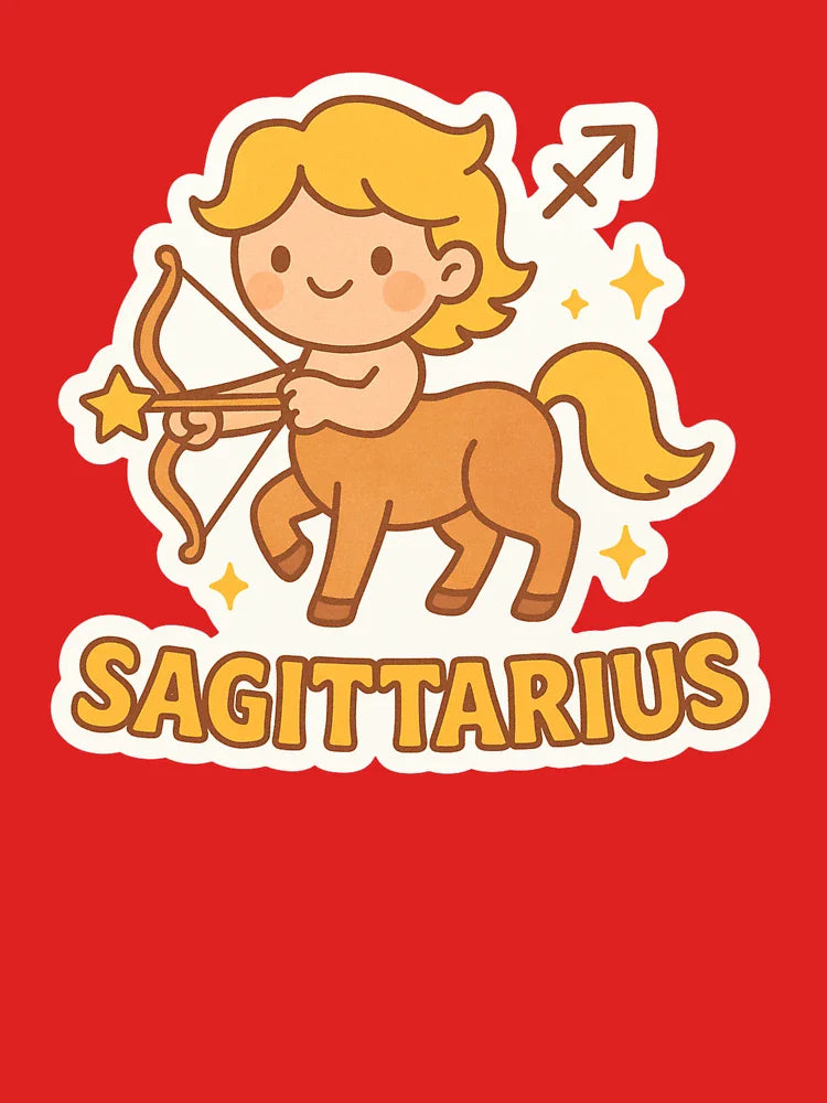 Sagittarius Zodiac Sign Sticker – Adventurous, Free-Spirited, and Optimistic Sagittarius Design Classic T-Shirt