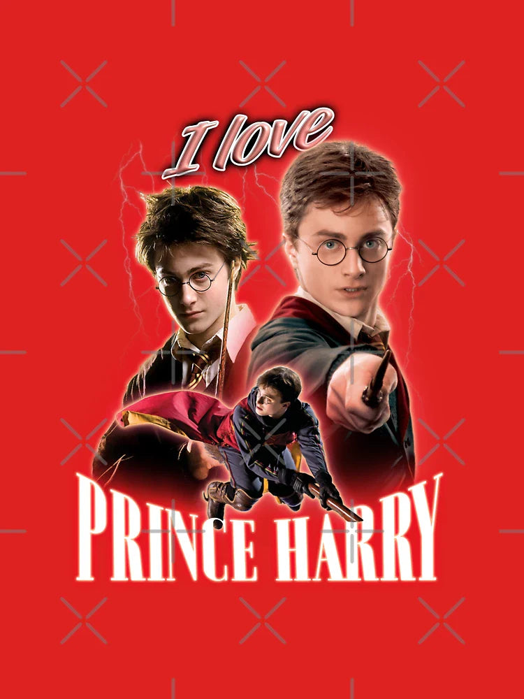 I Love Prince Harry Daniel Radcliffe Cursed Fan Collage Classic T-Shirt