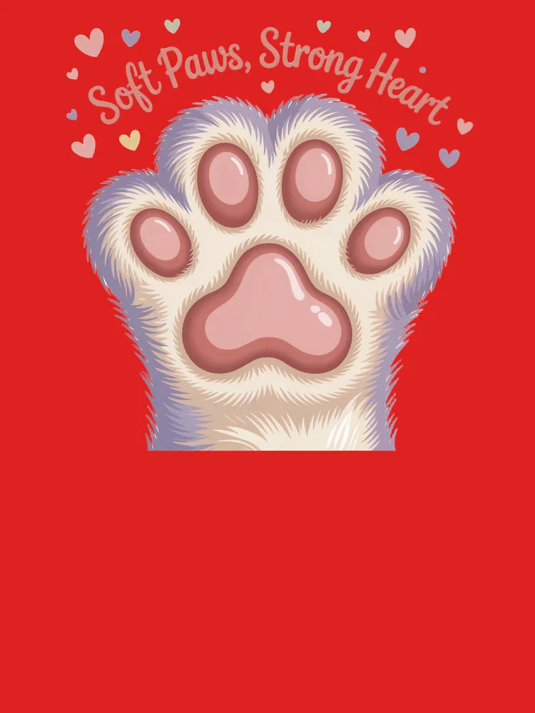 Cat's paw Soft paws, strong heart Classic T-Shirt