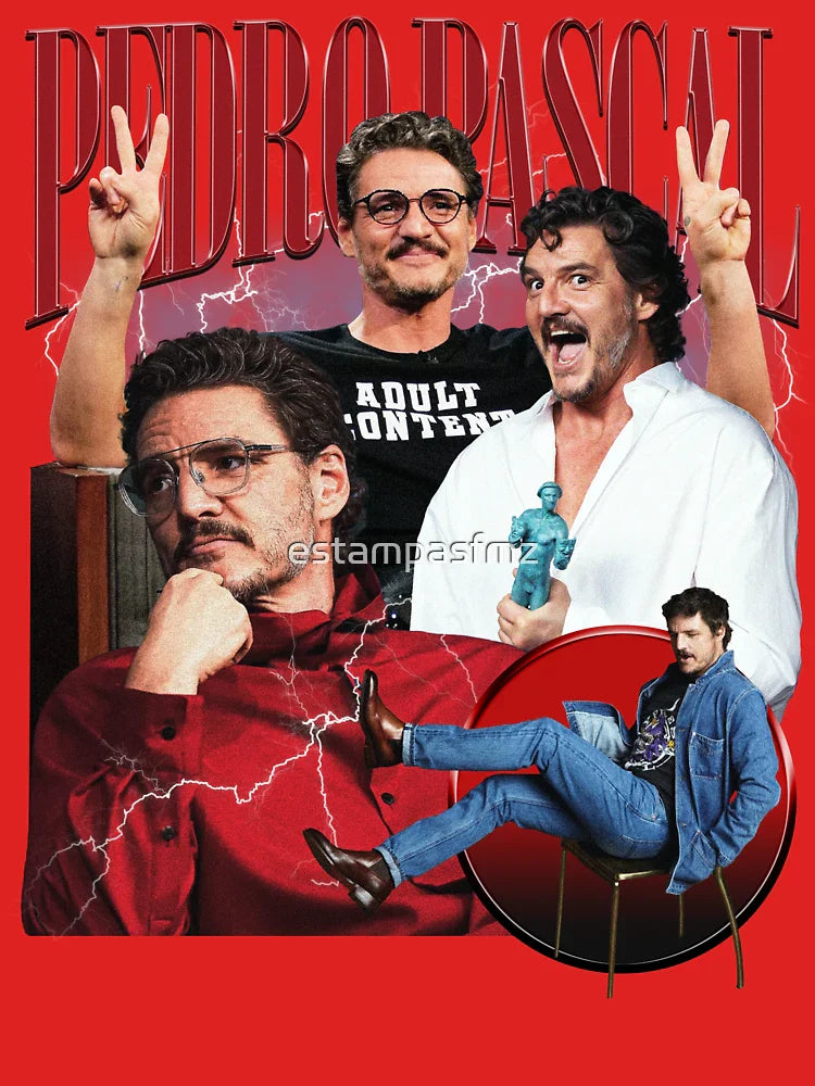 Pedro Pascal Bootleg Print Classic T-Shirt