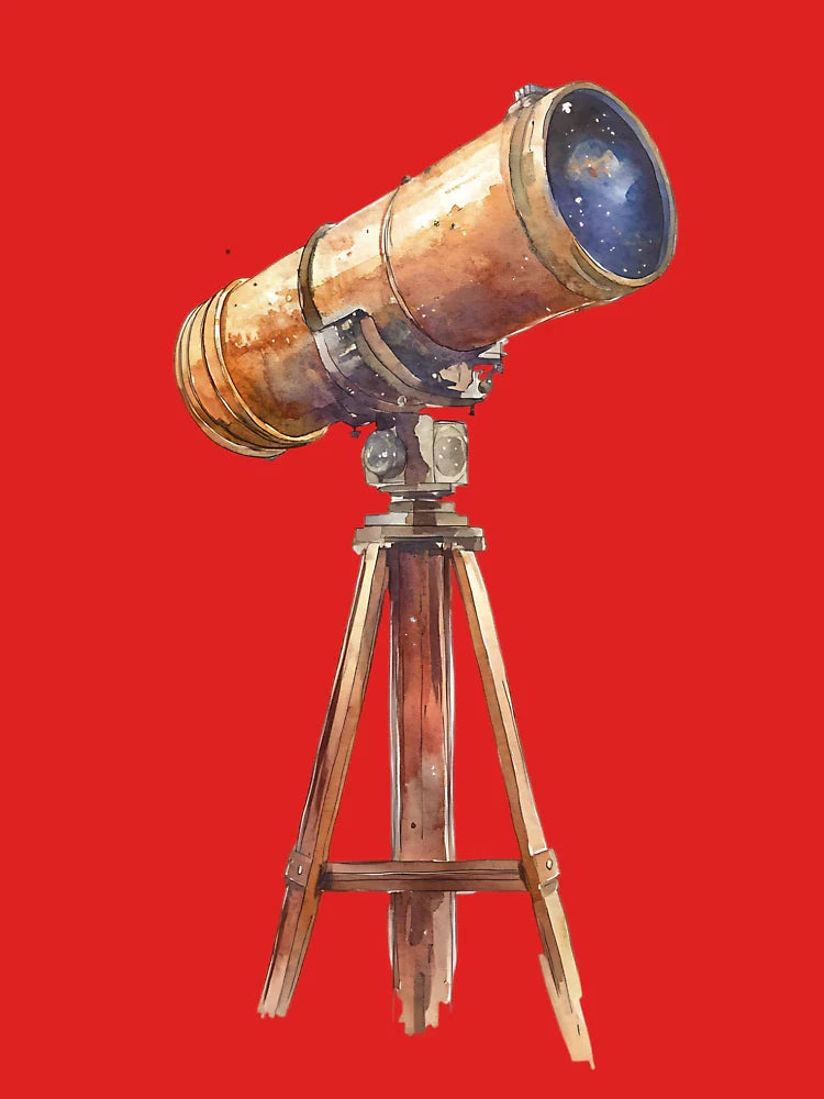 Retro Telescope Exploring the Galaxy Classic T-Shirt