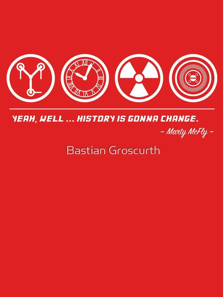Back to the Future Symbols 1 Classic T-Shirt