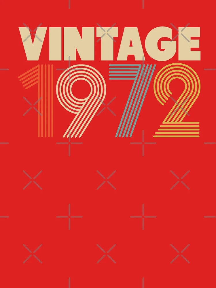 Vintage 1972 - 46th Birthday Classic T-Shirt