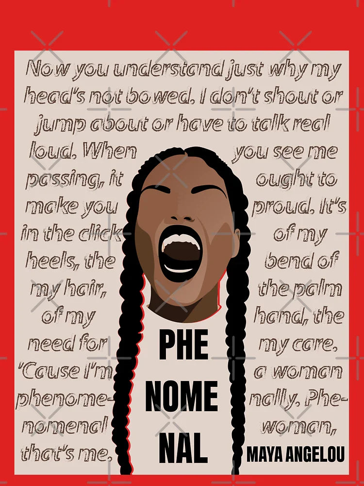 Black Woman Phenomenal Maya Angelou Classic T-Shirt