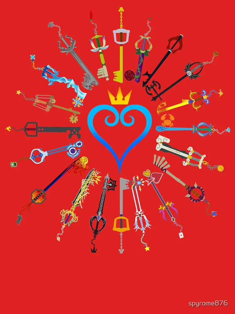 Kingdom Hearts Keyblades Classic T-Shirt