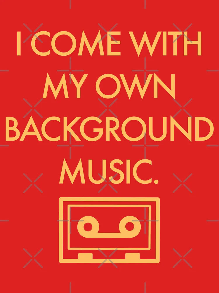 I Come With My Own Background Music Classic T-Shirt
