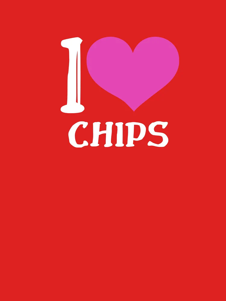 I Love Chips Collection, T-shirts Hoodies and More  Classic T-Shirt
