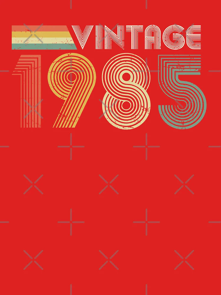 Vintage 1985, 40th Birthday Gift (Distressed Design) Classic T-Shirt