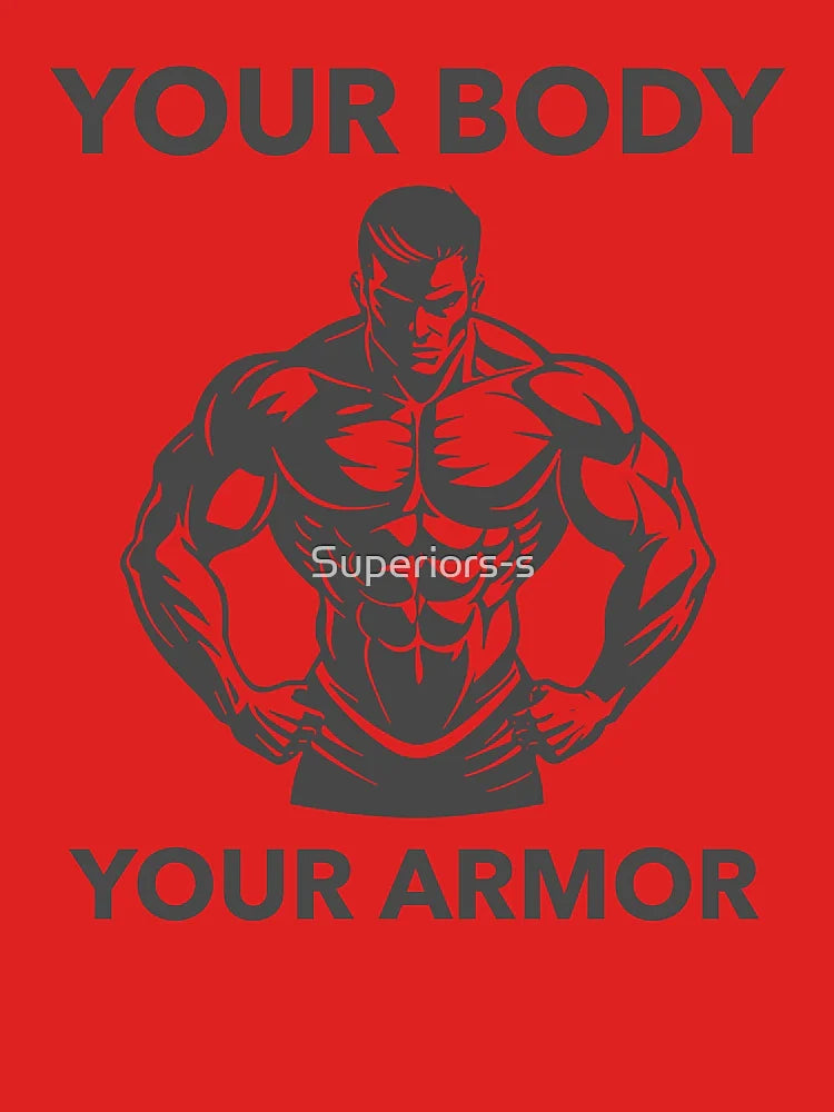 Your Body Your Armor – Gym Discipline Quote Classic T-Shirt