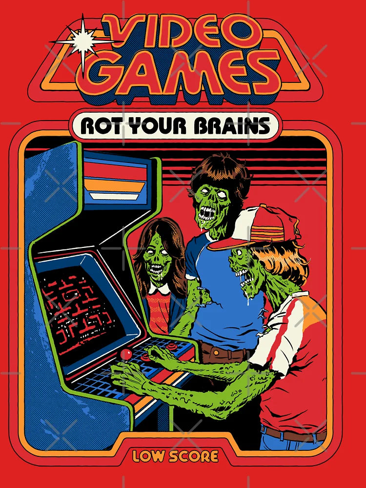 Video Games Rot Your Brains Classic T-Shirt