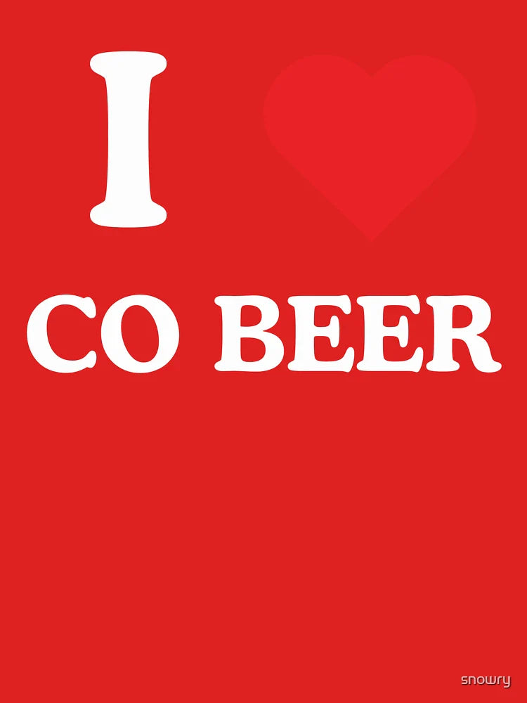 I heart CO beer Colorado beer lover craft beer fan Classic T-Shirt