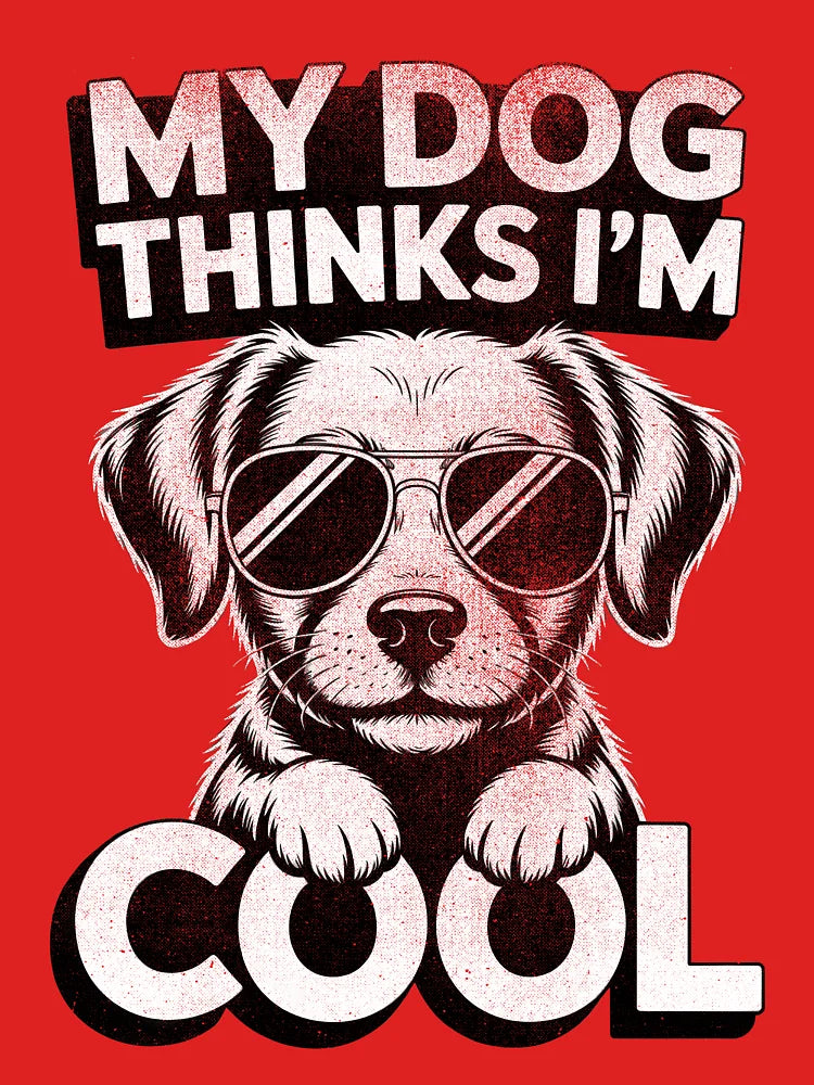My Dog Thinks I'm Cool | Funny Cute Design For Dog Lovers Classic T-Shirt