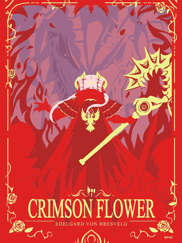 Crimson Flower Classic T-Shirt