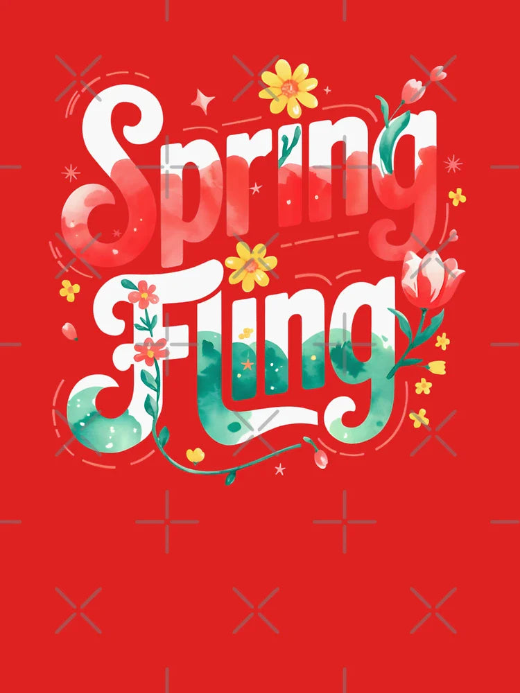 Spring Fling Event Perfect For School Carnivals & Fundraisers Classic T-Shirt