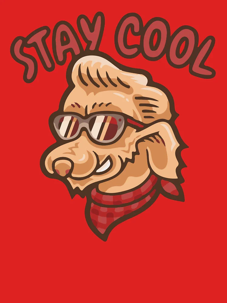 dog stay cool print  Classic T-Shirt