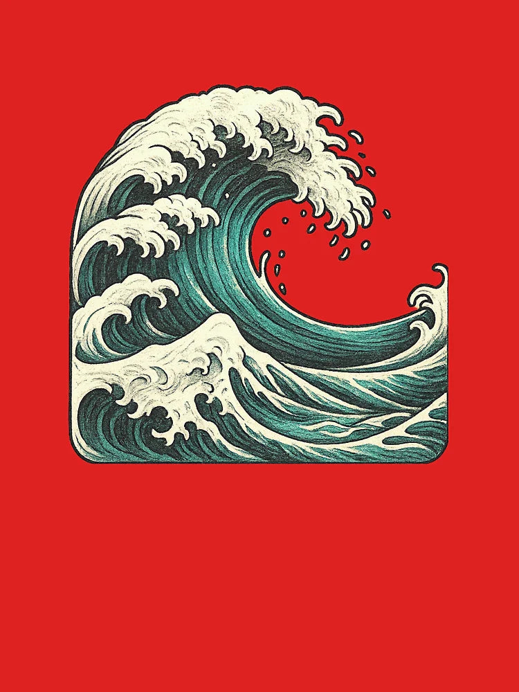 Great Wave Art | Traditional Japanese Style - Vintage Ocean Classic T-Shirt