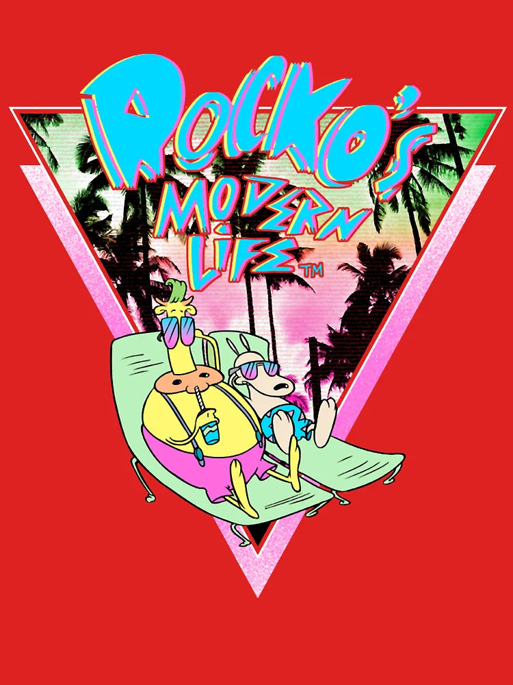 Rocko_s Modern Life Rocko And Heffer Tropical Logo Classic T-Shirt