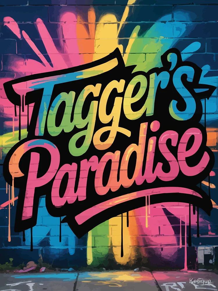 Taggers Paradise Graffiti Classic T-Shirt