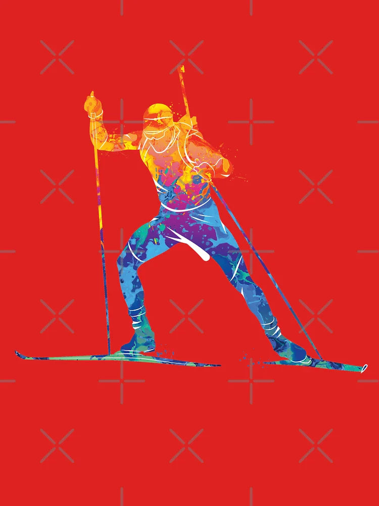 Watercolor Biathlon Classic T-Shirt