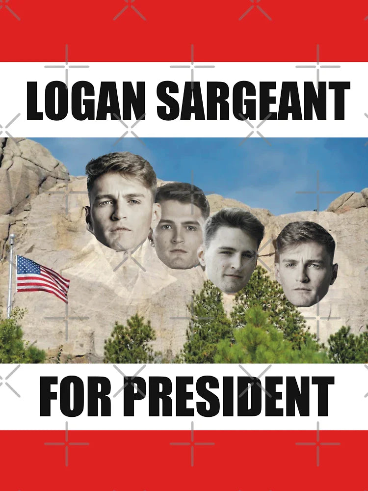 F1 Driver Logan Sargeant for President - On Mount Rushmore Classic T-Shirt