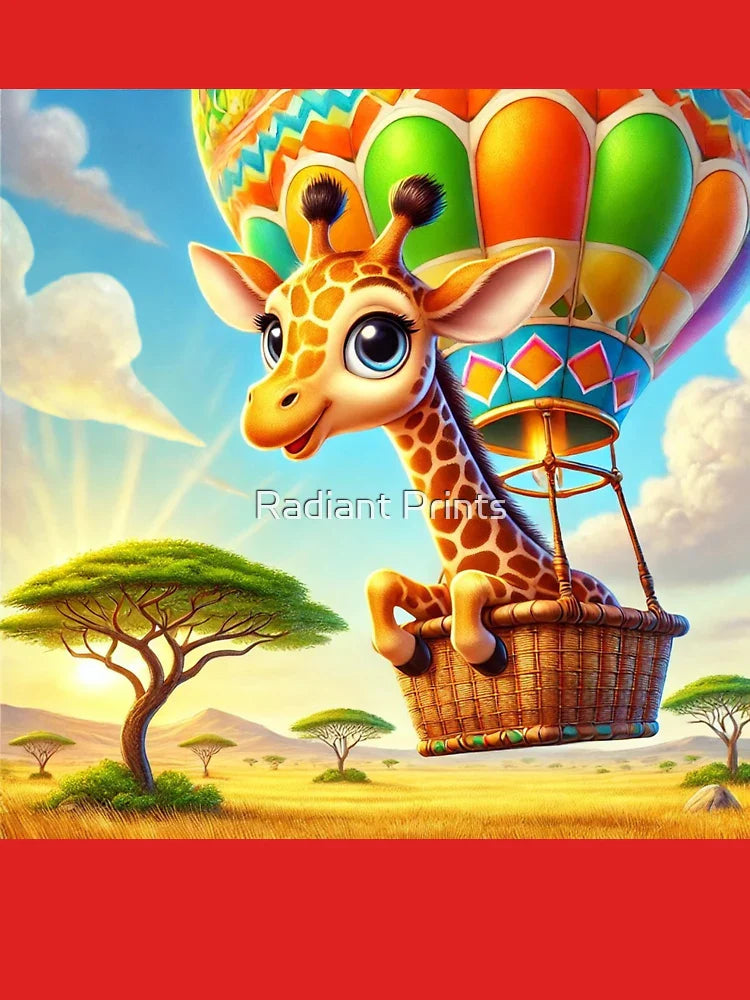 Skybound Safari Giraffe Design Classic T-Shirt