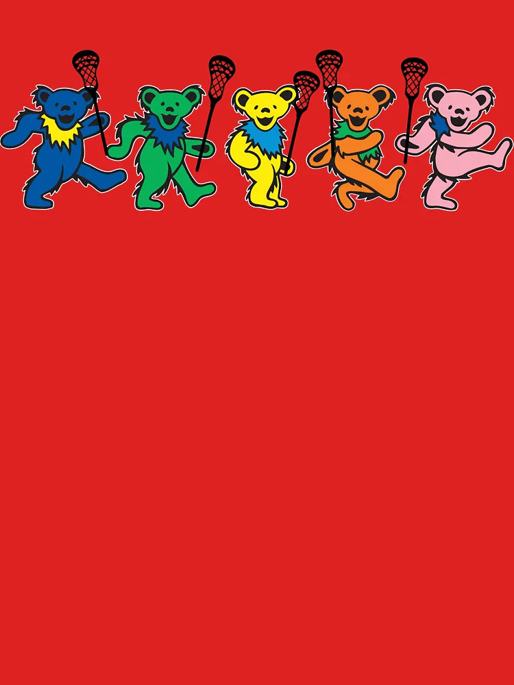 GRATEFUL DEAD DANCING LACROSSE BEARS Classic T-Shirt